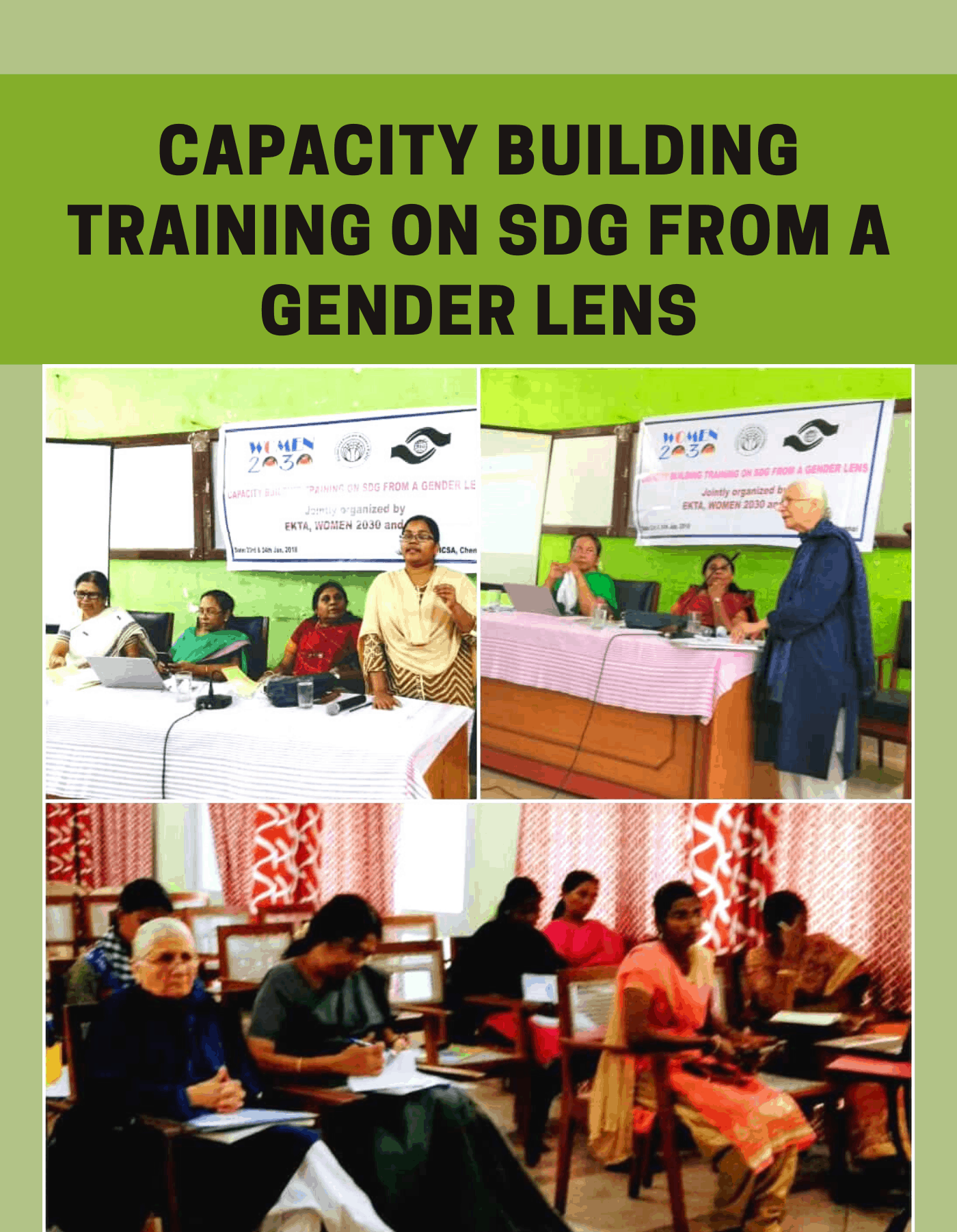 Capacity Building Training on SDG from a Gender Lens