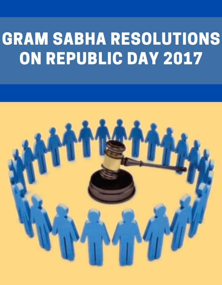 Gram Sabha Resolution – Human Rights Advocacy and Research Foundation