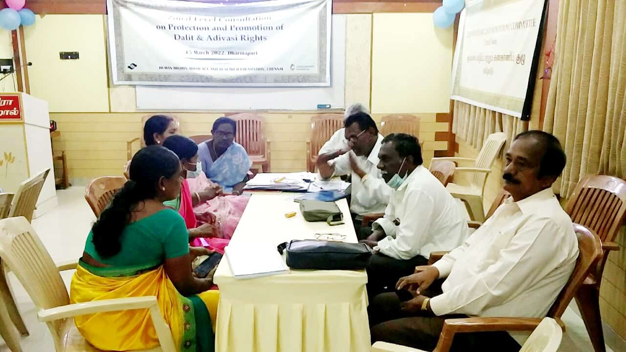 Read more about the article Protection and Promotion of Dalit & Adivasi Rights – Dharmapuri 2022